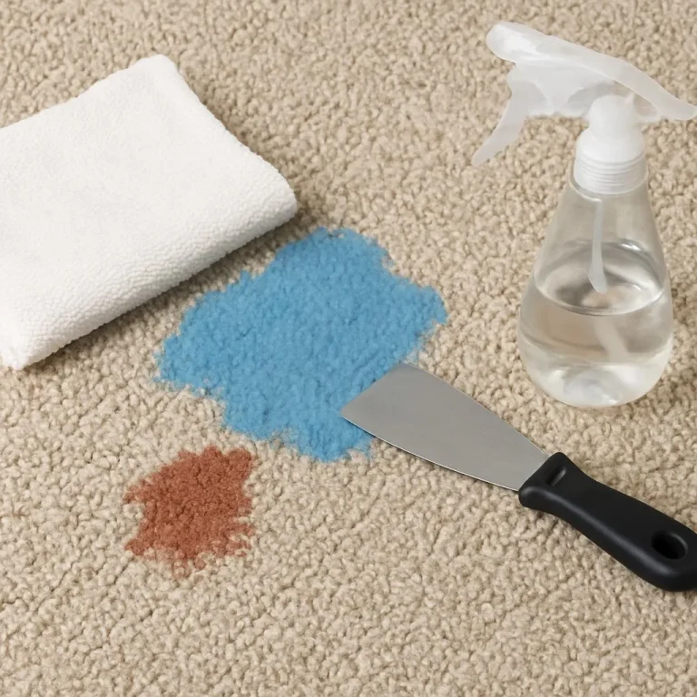 How to remove paint from carpet process is going to begin