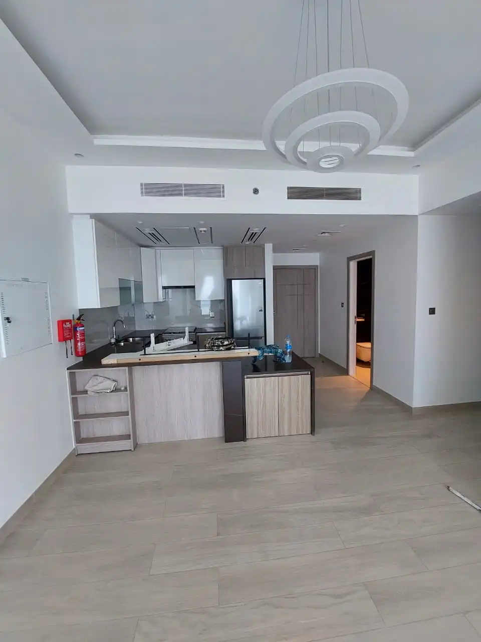 Before Kitchen Cabinet Painting in Dubai