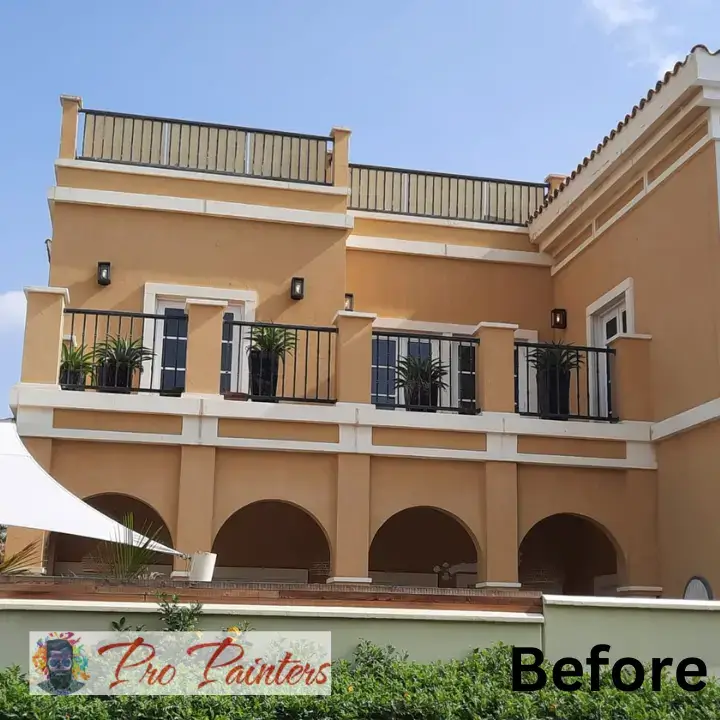 Before starting villa painting service