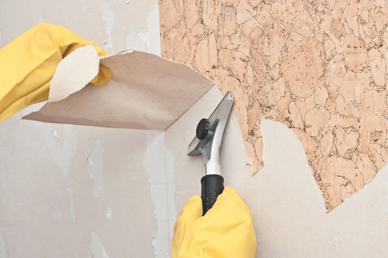 Removal method of Dubai wallpaper